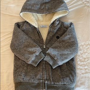Mayoral Sherpa lined baby jacket - 9 month size